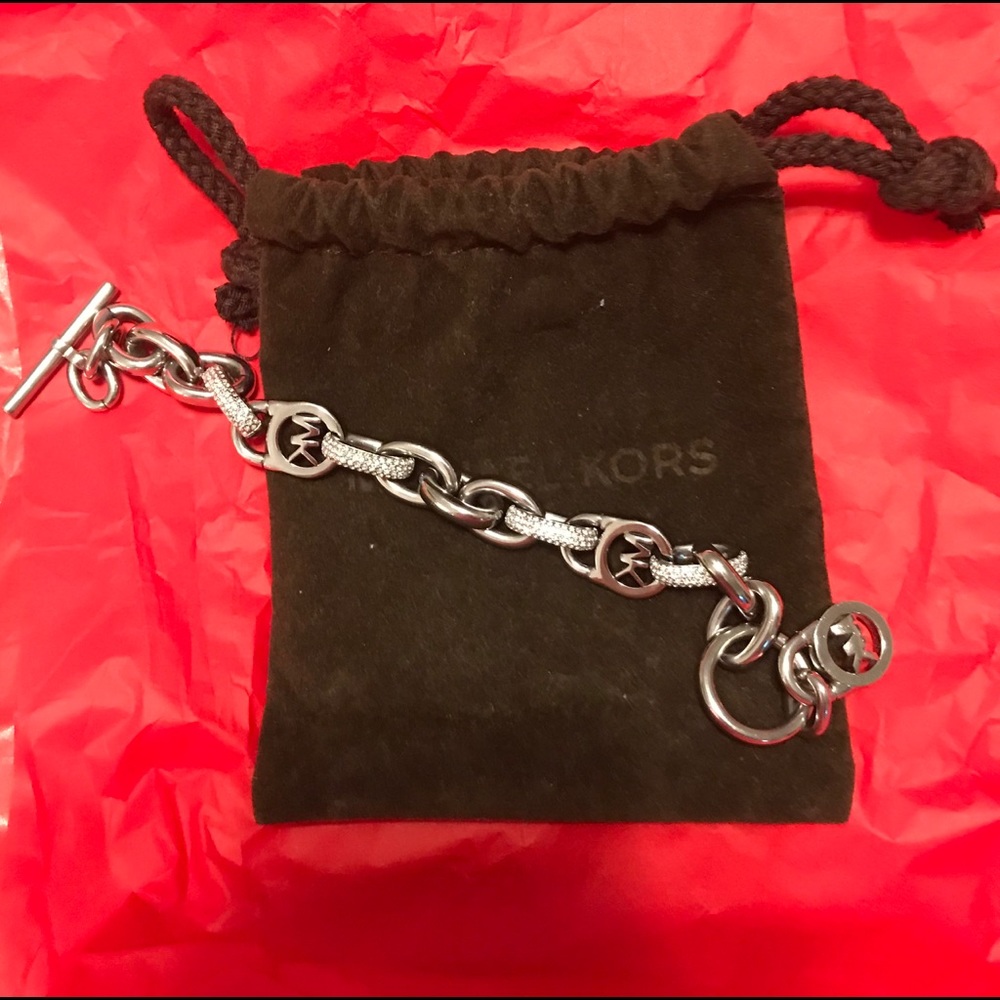 Michael Kors bracelet worn once; With dust bag
